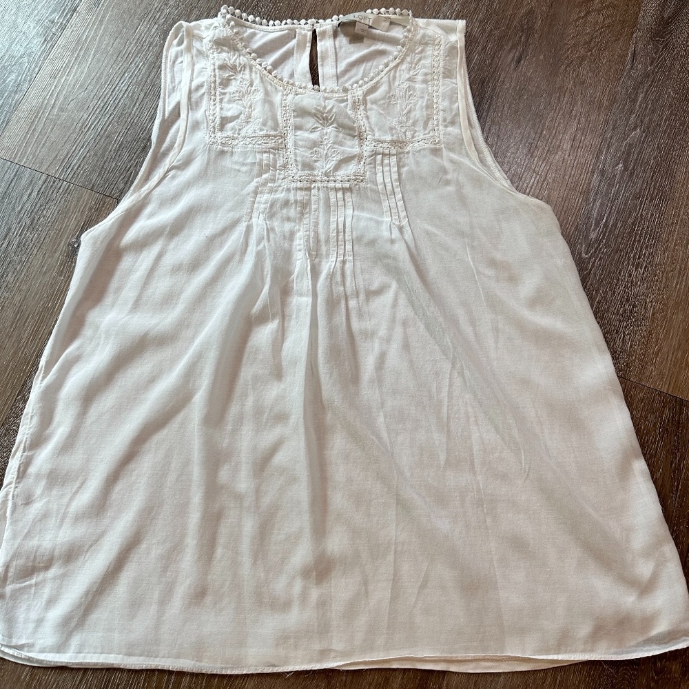 Loft Floral Sleeveless Top